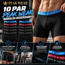 10 Par PEAK WEAR Bomulds Boxershorts