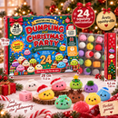 Squishy Julekalender 2026 – Mystery Mini Dumpling | 24 Overraskelser - Mix