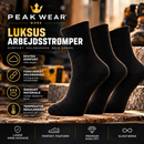 36 Par (+12 PAR GRATIS) Sorte Luxus Arbejdsstrømper