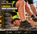 36 Par PEAK WEAR Sorte Luxus Ankelsokker