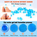 Gelblaster vandperler rød 10.000 stk