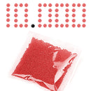 Gelblaster vandperler rød 10.000 stk