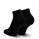 12 Par Sorte Dame Ankelsokker/Footies - 35-38 / Sort / 12 Par - 123Marked