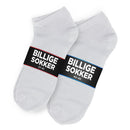 12 Par Hvide Billige kvalitets Ankelsokker/Footies - 123Marked