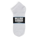 36 Par Hvide Billige kvalitets Ankelsokker/Footies - 42-46 / Hvid / 36 Par - 123Marked